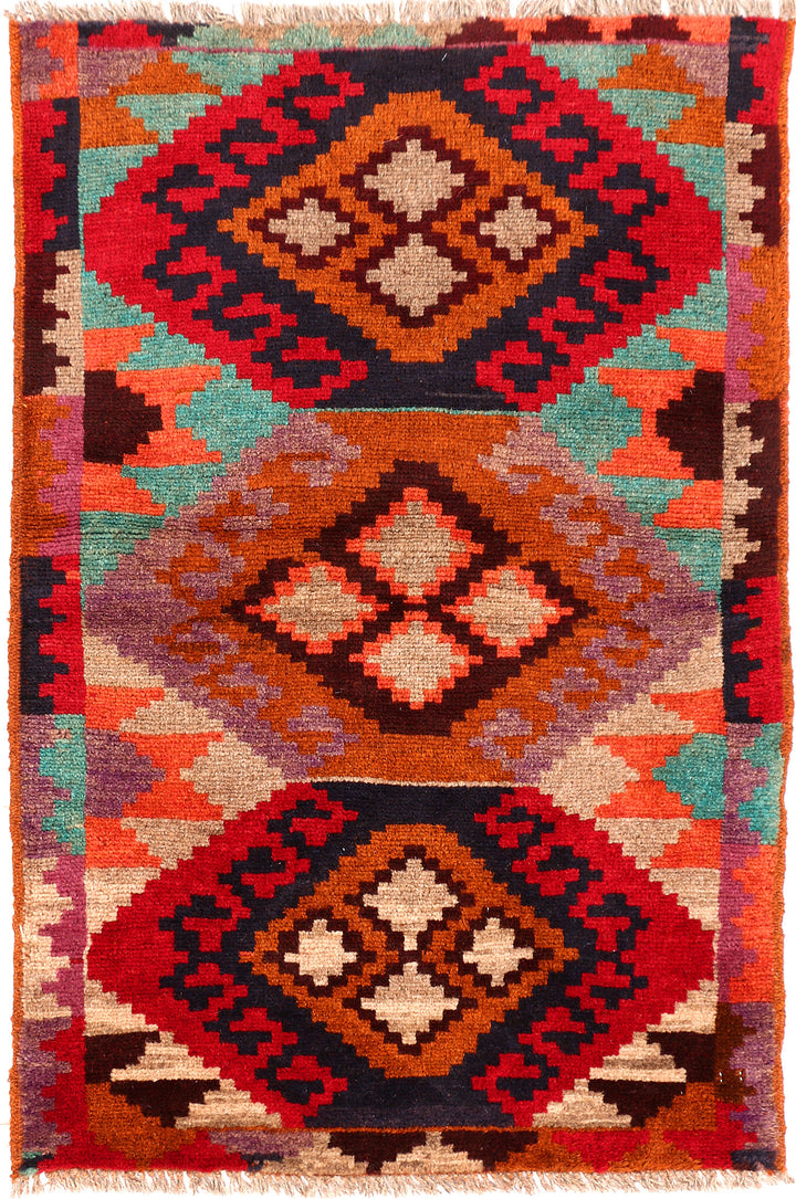 Multi Colored Baluchi 2' 6 x 3' 11 - No. 54967 - ALRUG Rug Store