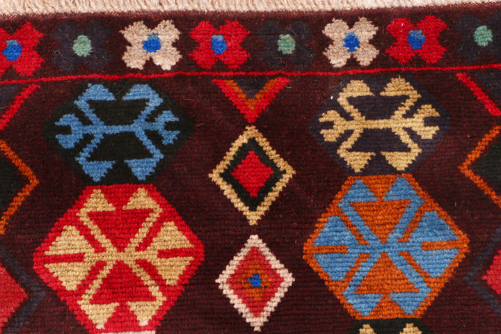 Multi Colored Baluchi 2' 9 x 4' - No. 54970 - ALRUG Rug Store