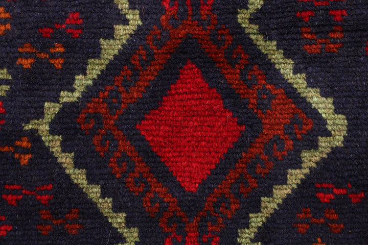 Midnight Blue Baluchi 2' 8 x 3' 9 - No. 54974 - ALRUG Rug Store