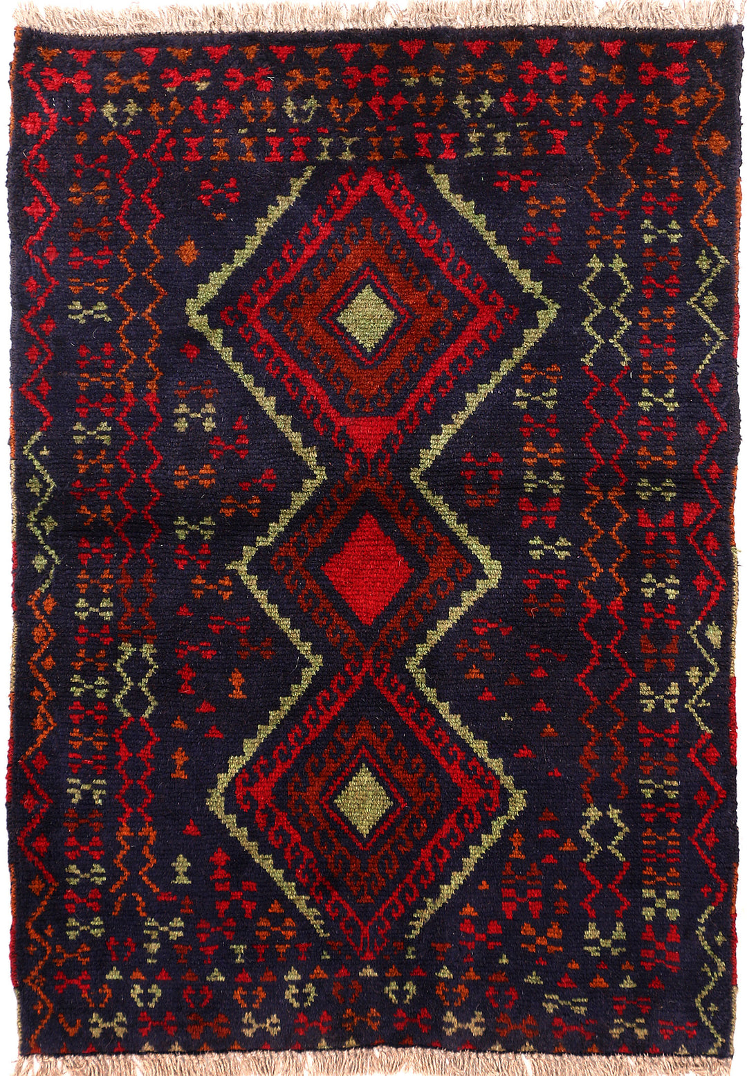 Midnight Blue Baluchi 2' 8 x 3' 9 - No. 54974 - ALRUG Rug Store