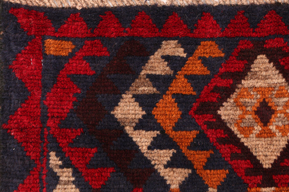 Multi Colored Baluchi 2' 9 x 4' - No. 54976 - ALRUG Rug Store