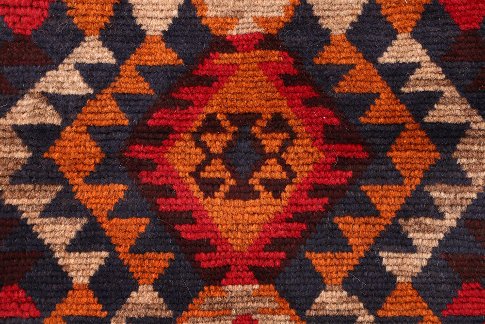 Multi Colored Baluchi 2' 9 x 4' - No. 54976 - ALRUG Rug Store