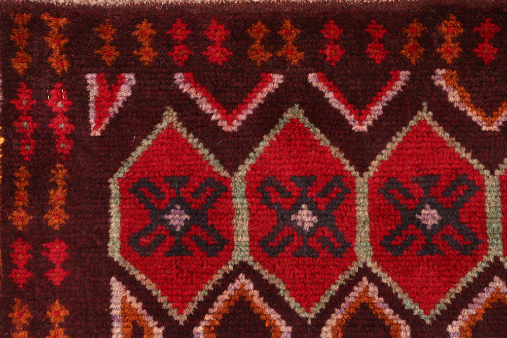Multi Colored Baluchi 2' 9 x 3' 9 - No. 54978 - ALRUG Rug Store