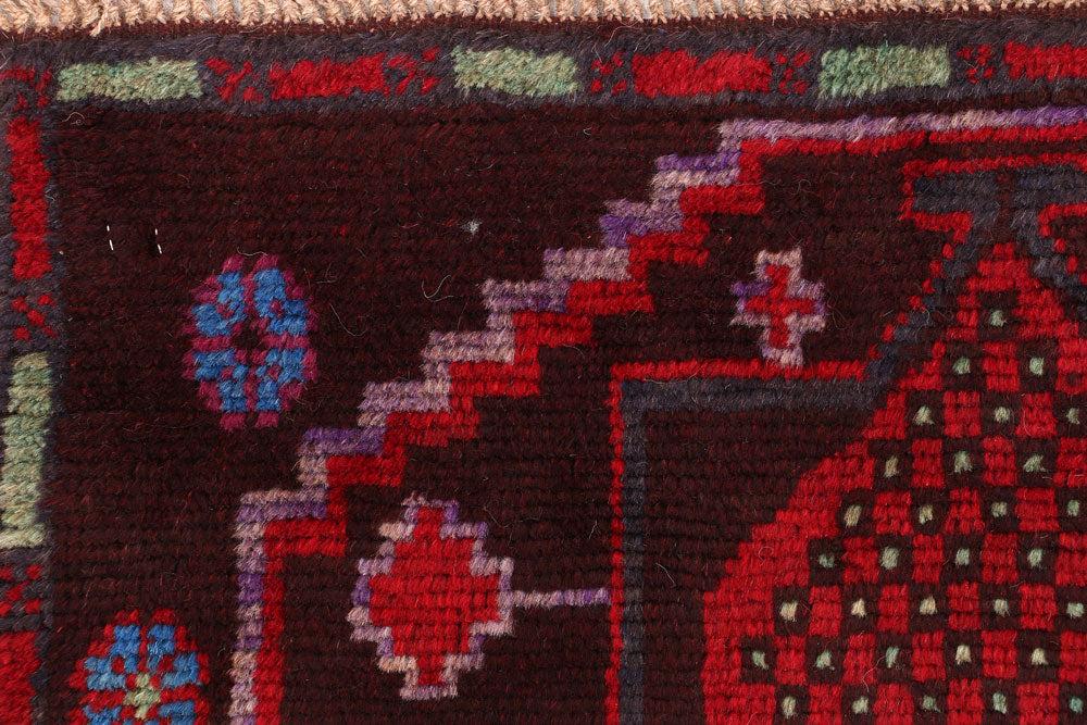 Maroon Baluchi 2' 6 x 3' 10 - No. 54979 - ALRUG Rug Store