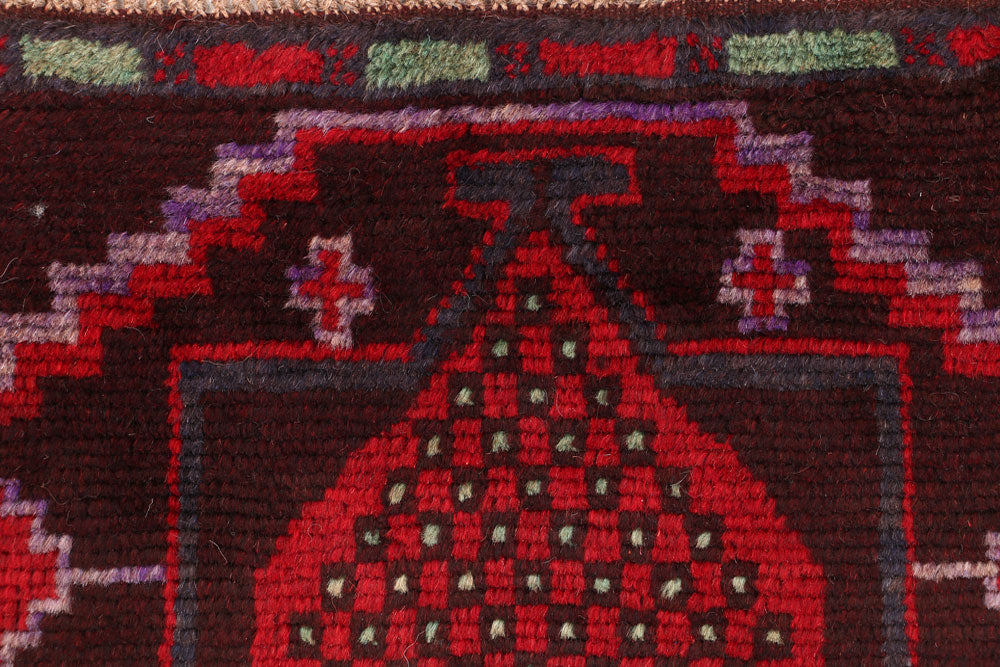 Maroon Baluchi 2' 6 x 3' 10 - No. 54979 - ALRUG Rug Store