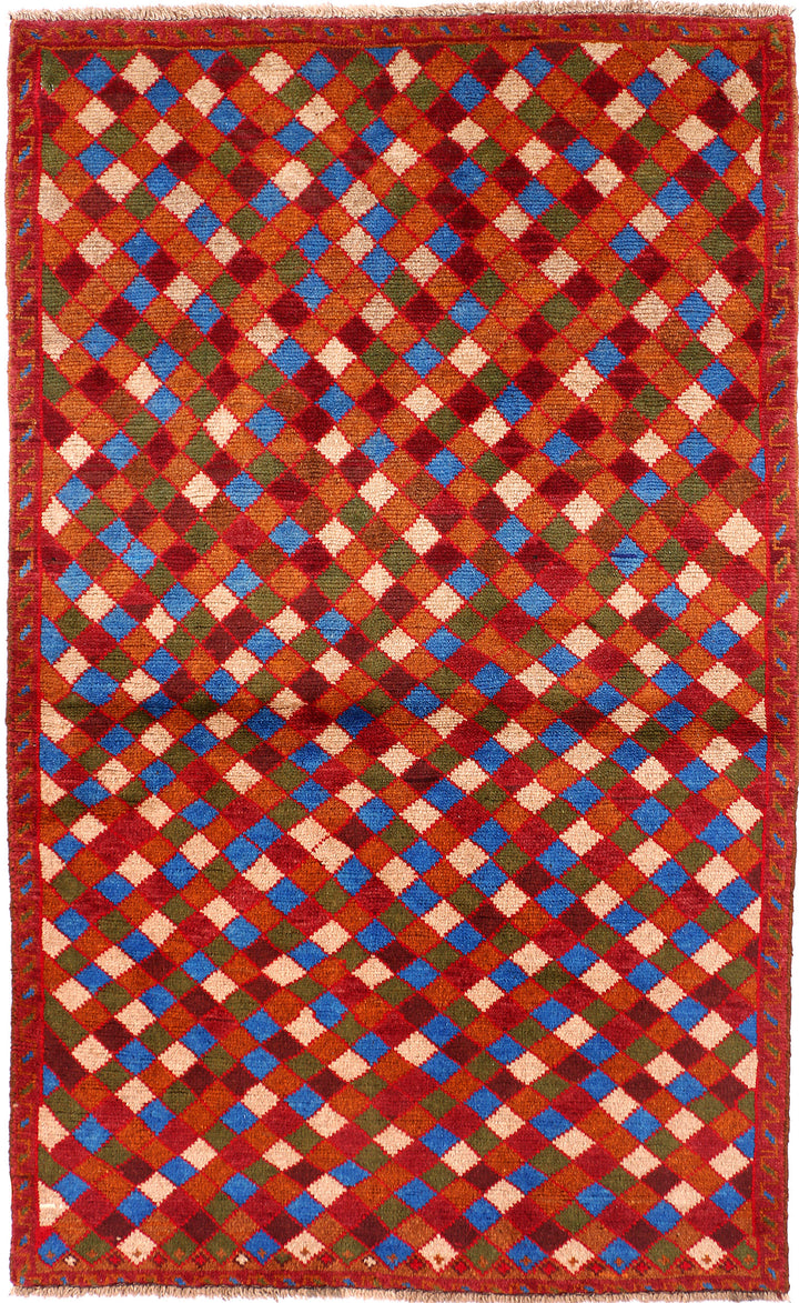 Multi Colored Baluchi 3' 10 x 6' 3 - No. 54984 - ALRUG Rug Store