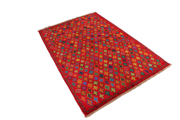 Red Baluchi 3' 11 x 5' 11 - No. 54988 - ALRUG Rug Store