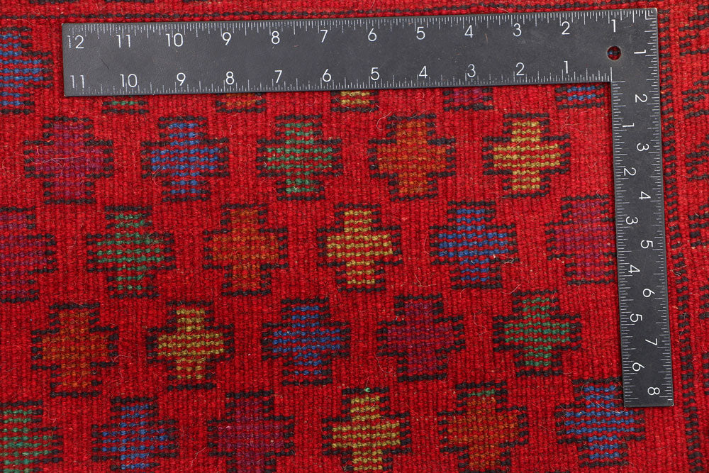 Firebrick Baluchi 3' 8 x 6' 4 - No. 54991 - ALRUG Rug Store