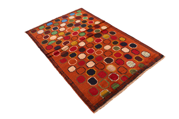 Chocolate Baluchi 3' 8 x 5' 11 - No. 54992 - ALRUG Rug Store