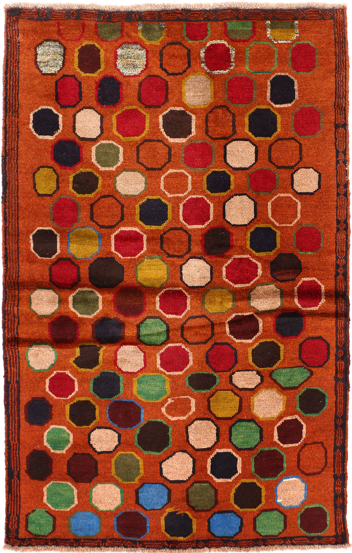 Chocolate Baluchi 3' 8 x 5' 11 - No. 54992 - ALRUG Rug Store