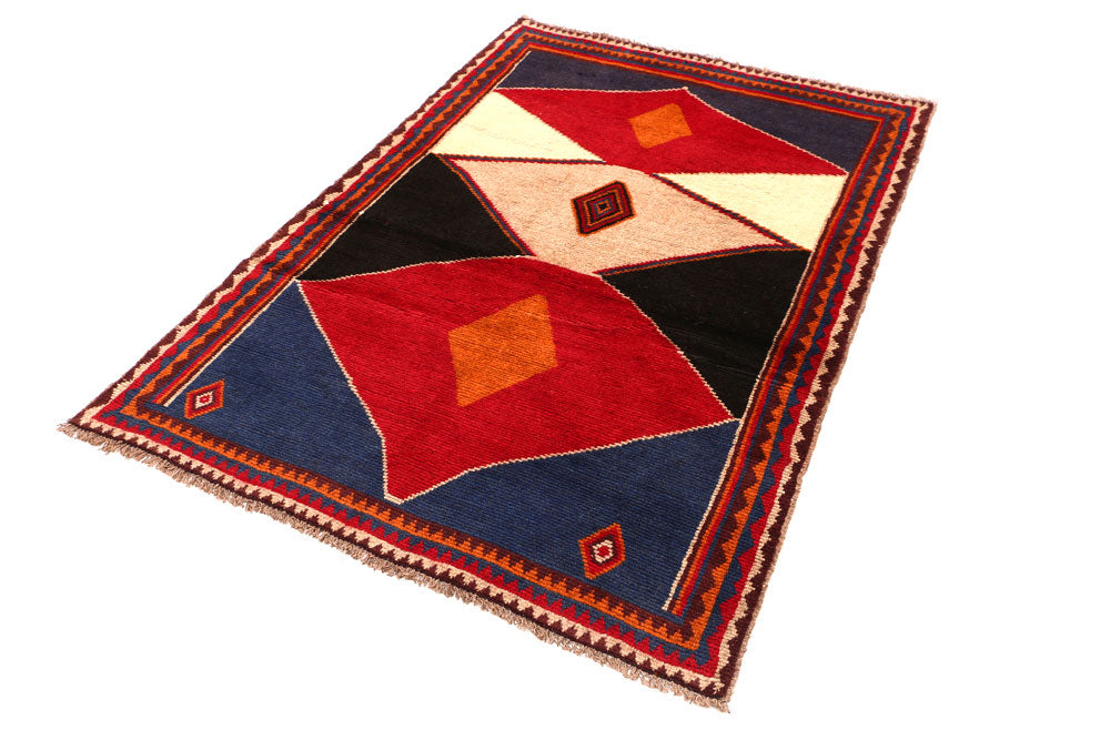 Multi Colored Baluchi 3' 11 x 5' 5 - No. 54993 - ALRUG Rug Store