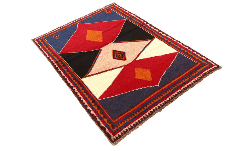 Multi Colored Baluchi 3' 11 x 5' 5 - No. 54993 - ALRUG Rug Store