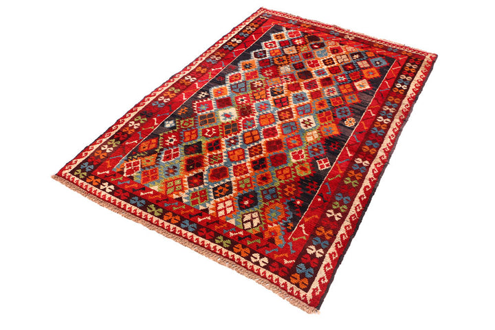 Multi Colored Baluchi 4' x 5' 9 - No. 55010 - ALRUG Rug Store