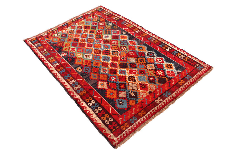 Multi Colored Baluchi 4' x 5' 9 - No. 55010 - ALRUG Rug Store