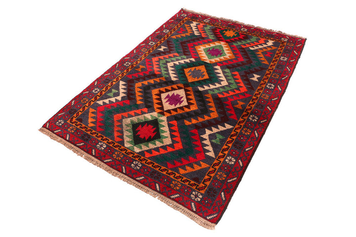 Multi Colored Baluchi 3' 10 x 5' 6 - No. 55011 - ALRUG Rug Store