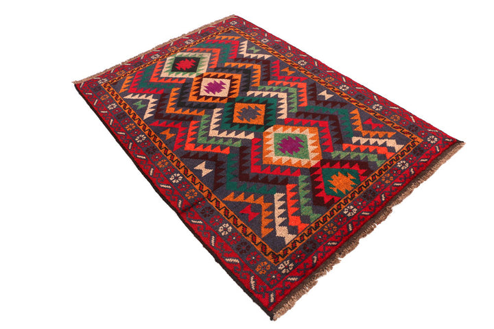 Multi Colored Baluchi 3' 10 x 5' 6 - No. 55011 - ALRUG Rug Store