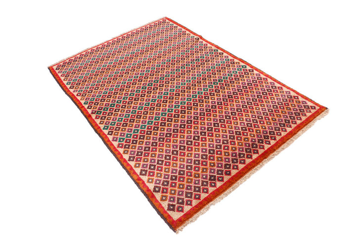 Multi Colored Baluchi 4' x 5' 10 - No. 55012 - ALRUG Rug Store