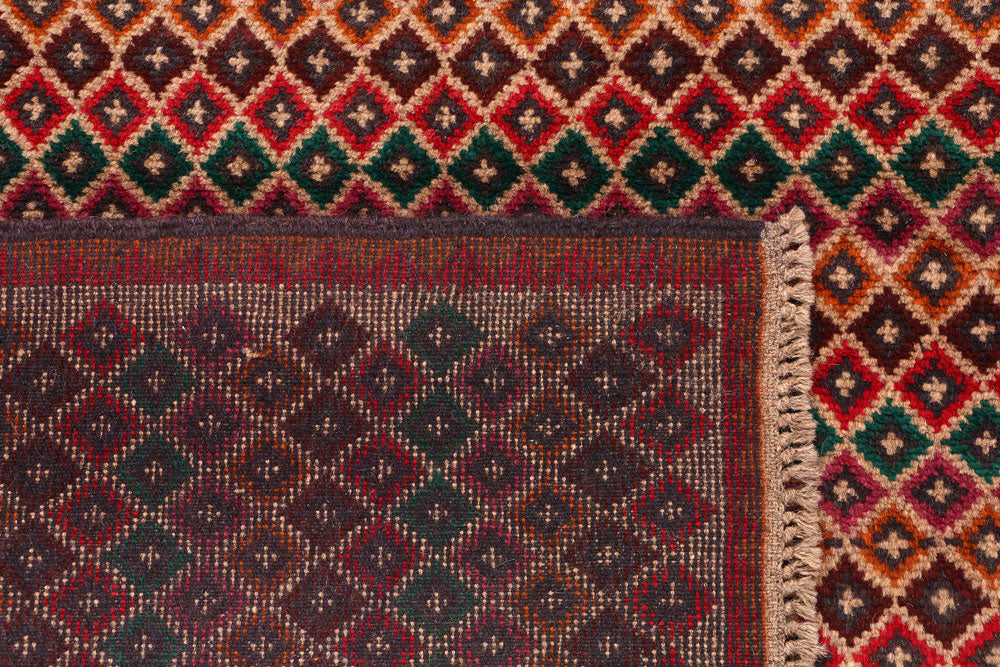 Multi Colored Baluchi 4' x 5' 10 - No. 55012 - ALRUG Rug Store