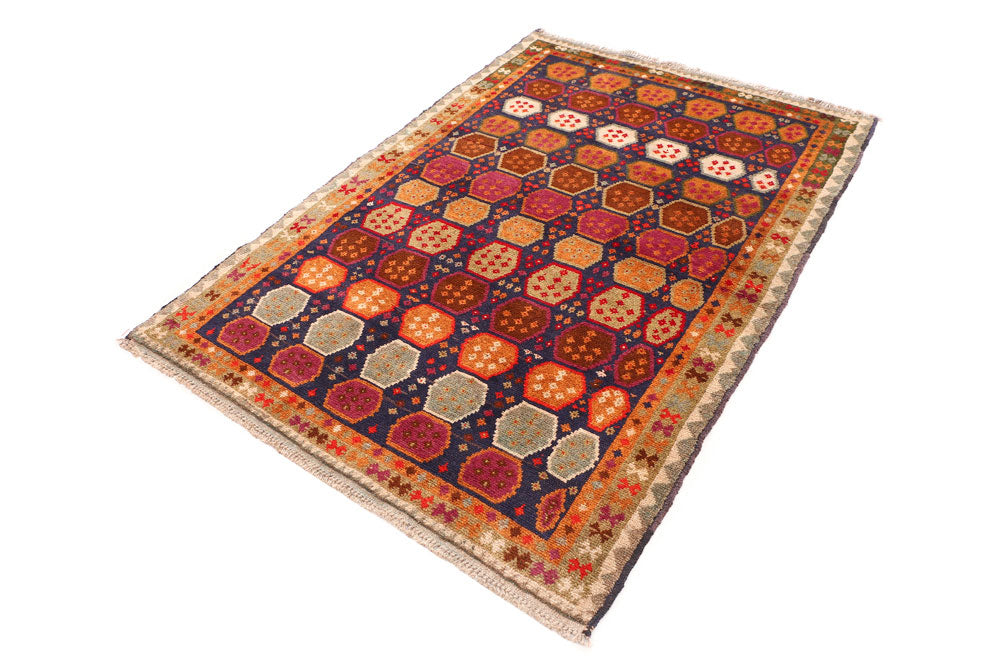 Multi Colored Baluchi 4' x 5' 9 - No. 55014 - ALRUG Rug Store