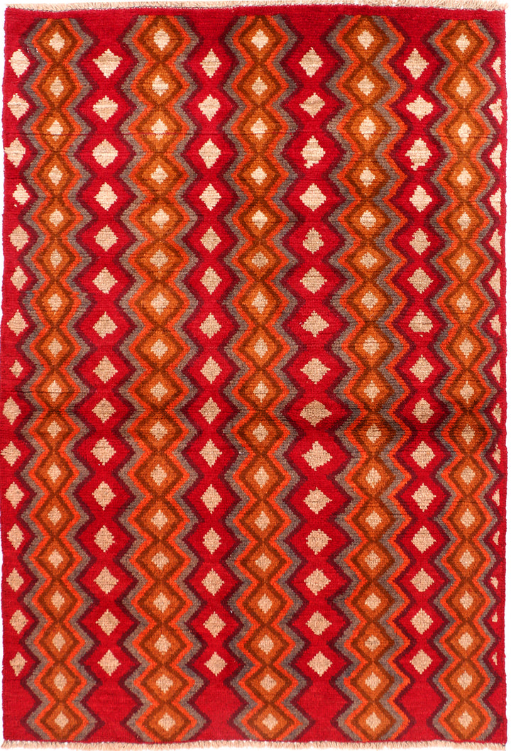 Multi Colored Baluchi 3' 9 x 5' 6 - No. 55015 - ALRUG Rug Store