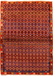 Multi Colored Baluchi 4' x 5' 7 - No. 55025 - ALRUG Rug Store