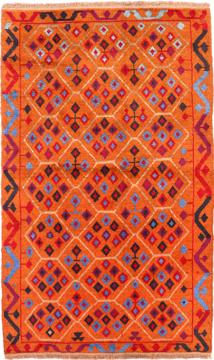 Chocolate Baluchi 3' 7 x 6' - No. 55030 - ALRUG Rug Store