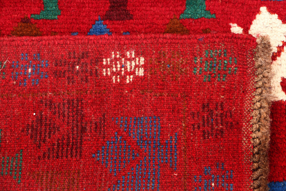 Firebrick Baluchi 3' 2 x 5' 2 - No. 55070 - ALRUG Rug Store