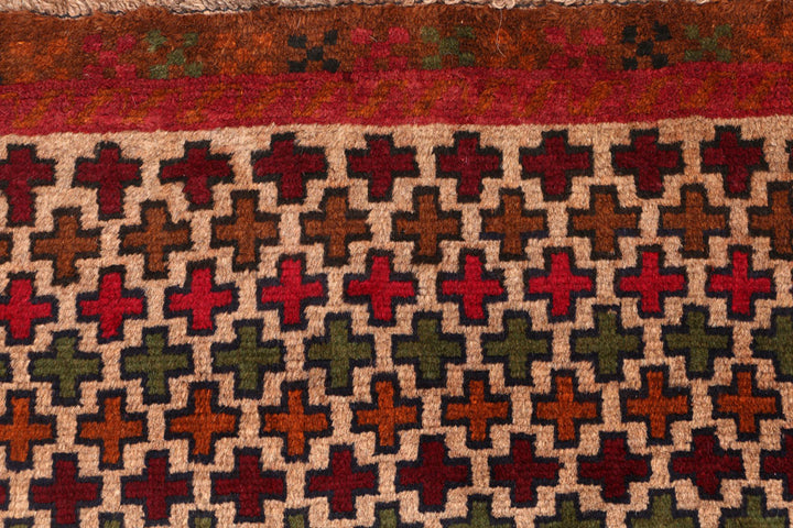 Bisque Baluchi 3' 5 x 4' 11 - No. 55071 - ALRUG Rug Store