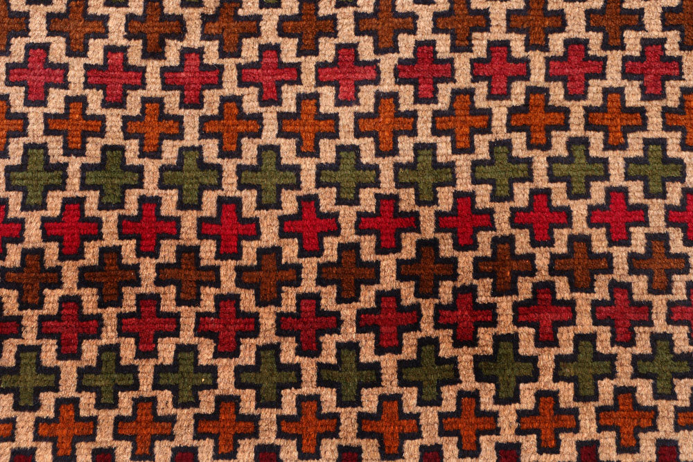Bisque Baluchi 3' 5 x 4' 11 - No. 55071 - ALRUG Rug Store