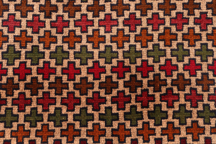 Bisque Baluchi 3' 5 x 4' 11 - No. 55071 - ALRUG Rug Store