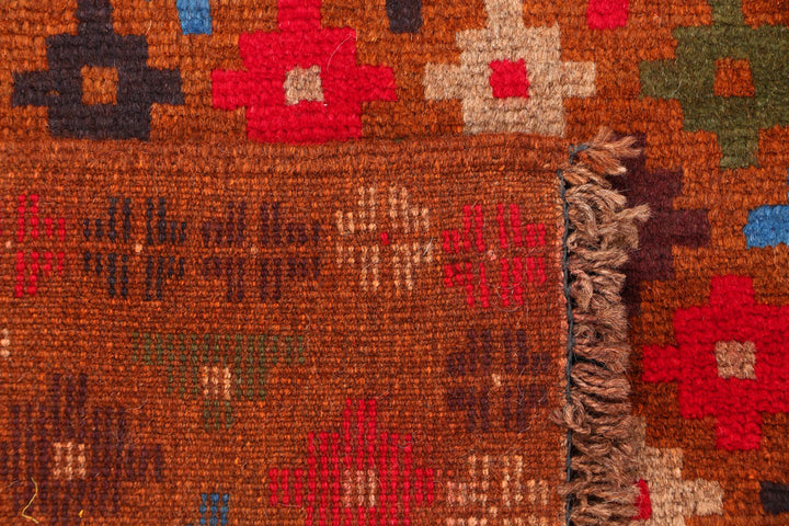 Saddle Brown Baluchi 3' 3 x 4' 10 - No. 55072 - ALRUG Rug Store