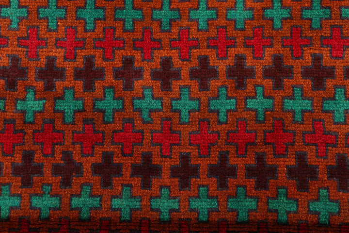 Saddle Brown Baluchi 3' 4 x 5' 3 - No. 55074 - ALRUG Rug Store