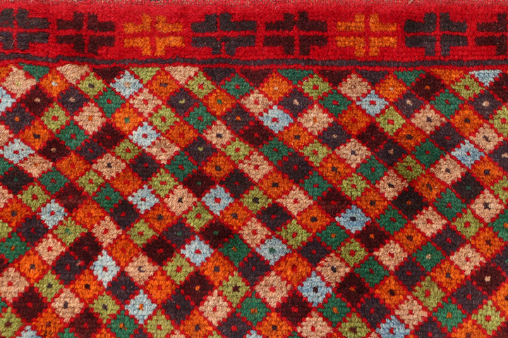 Multi Colored Baluchi 3' 3 x 4' 9 - No. 55076 - ALRUG Rug Store