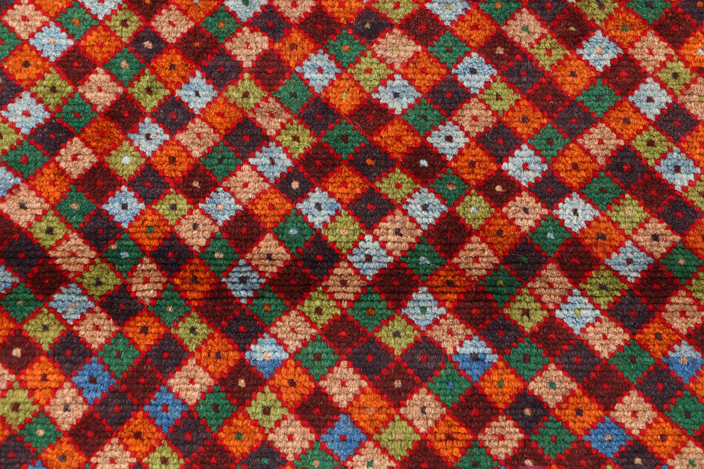 Multi Colored Baluchi 3' 3 x 4' 9 - No. 55076 - ALRUG Rug Store