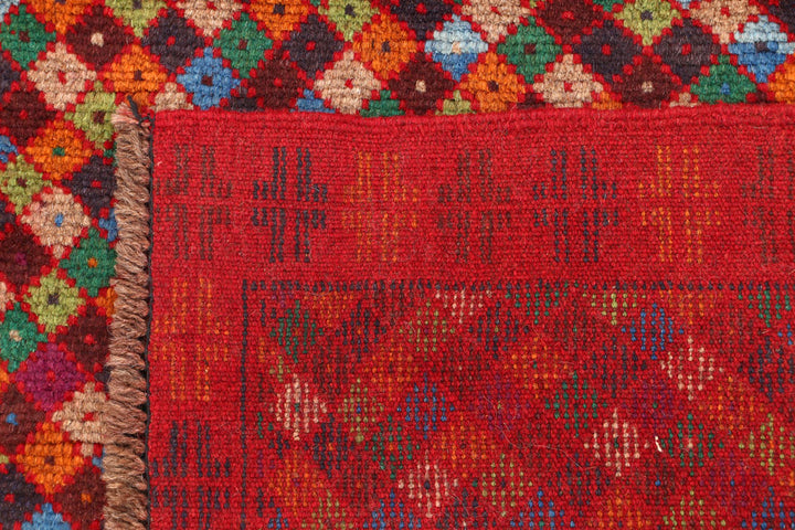 Multi Colored Baluchi 3' 3 x 4' 9 - No. 55076 - ALRUG Rug Store