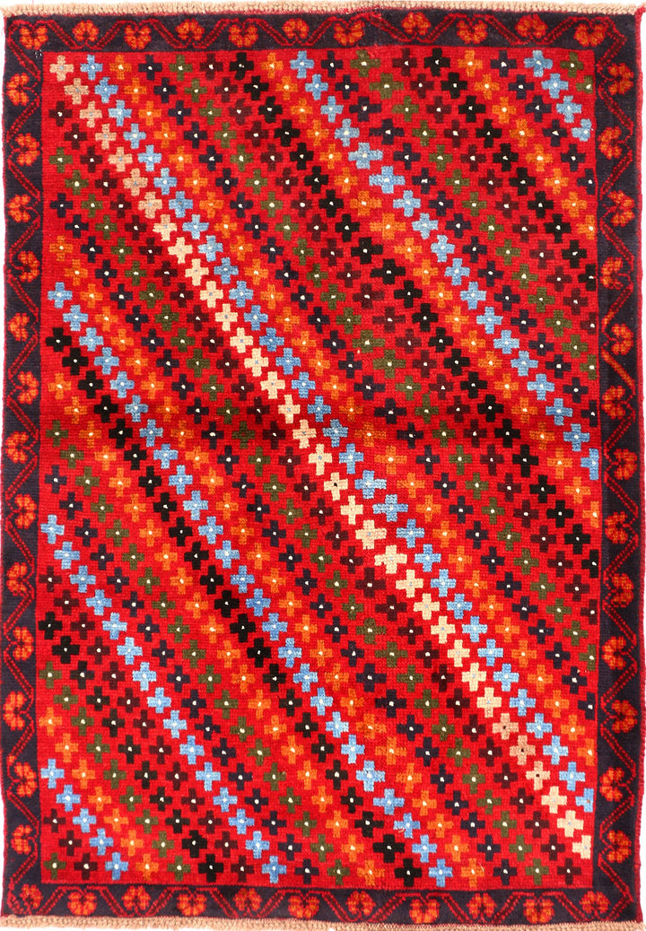 Baluchi 3' 5 x 4' 11 - No. 55077 - ALRUG Rug Store