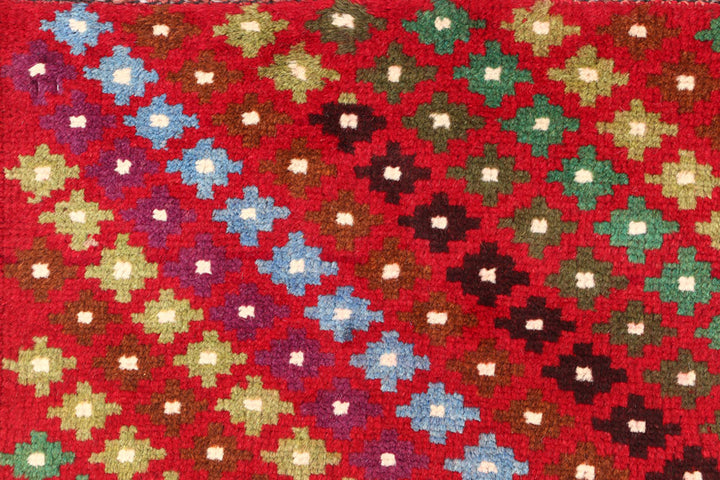 Firebrick Baluchi 3' 2 x 4' 9 - No. 55079 - ALRUG Rug Store