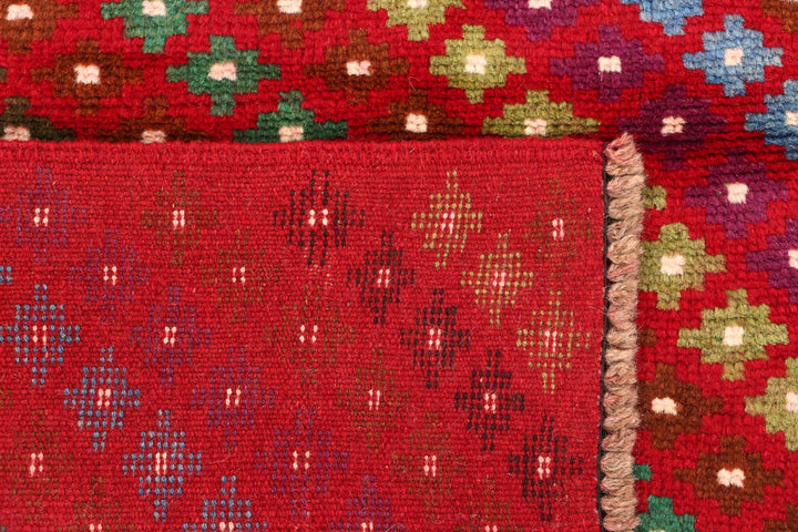 Firebrick Baluchi 3' 2 x 4' 9 - No. 55079 - ALRUG Rug Store