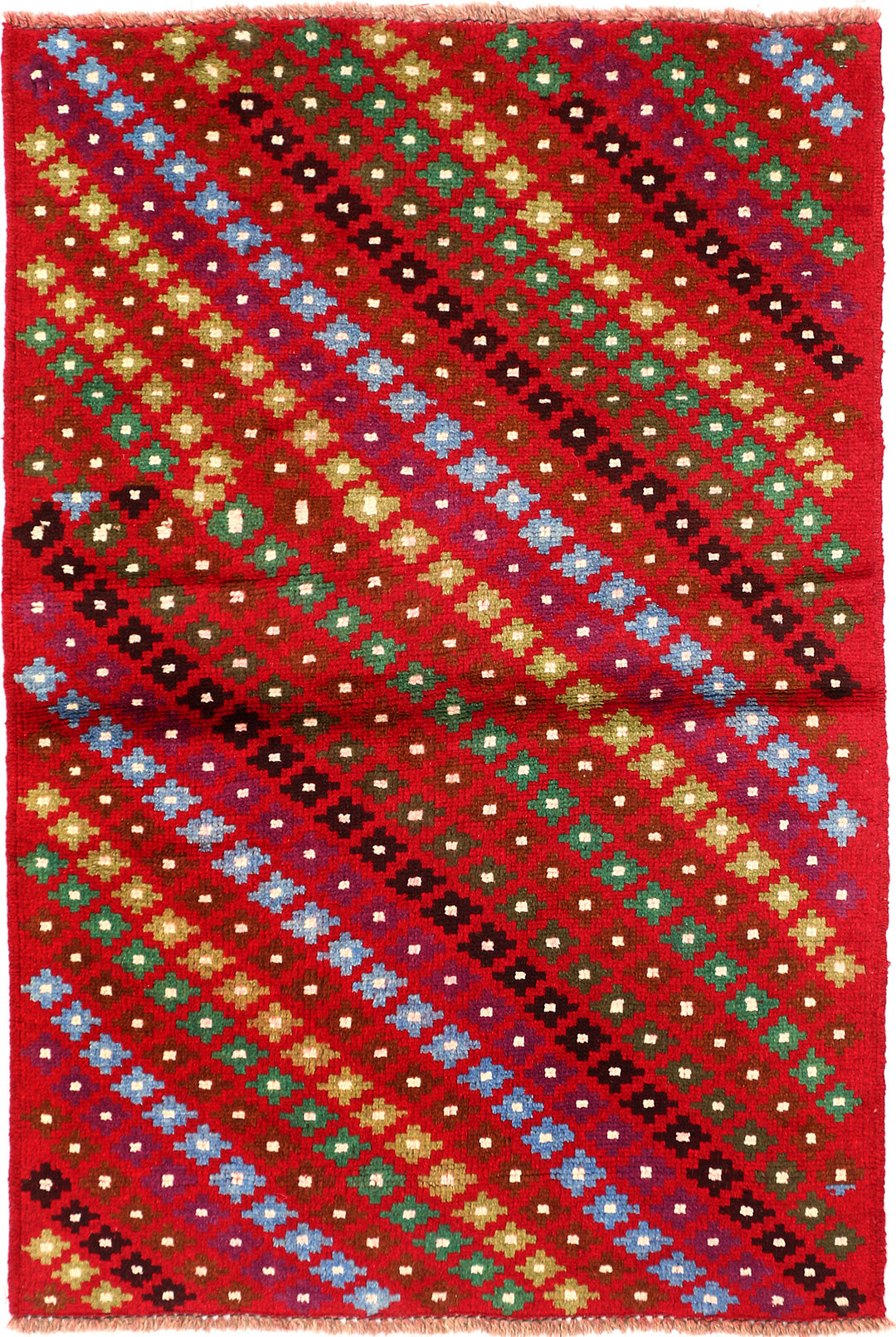 Firebrick Baluchi 3' 2 x 4' 9 - No. 55079 - ALRUG Rug Store