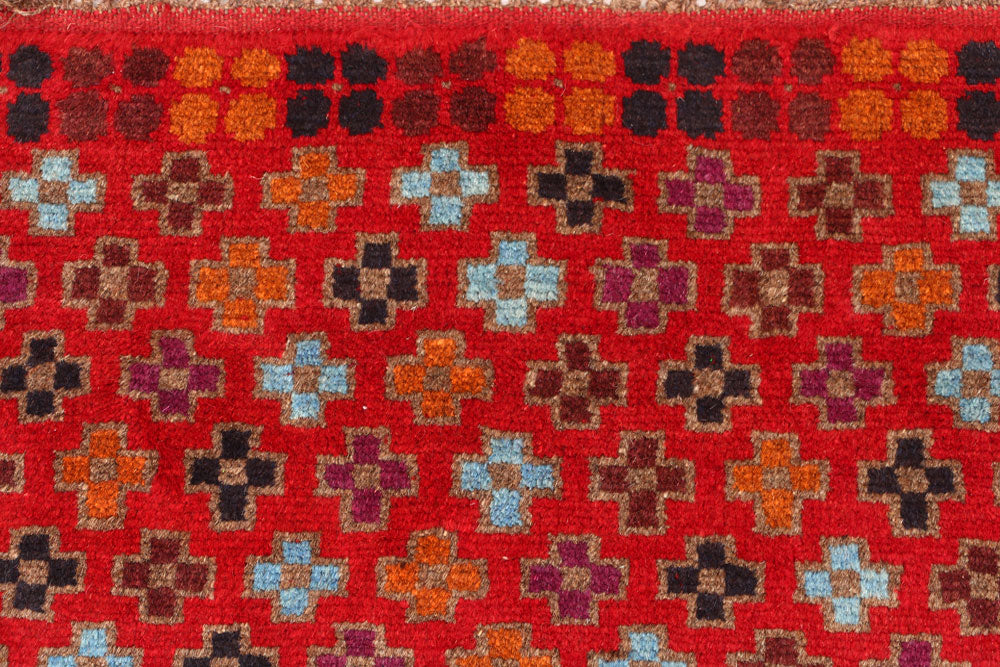 Firebrick Baluchi 3' 3 x 4' 6 - No. 55082 - ALRUG Rug Store