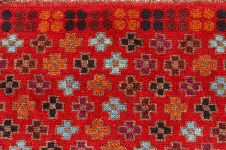 Firebrick Baluchi 3' 3 x 4' 6 - No. 55082 - ALRUG Rug Store
