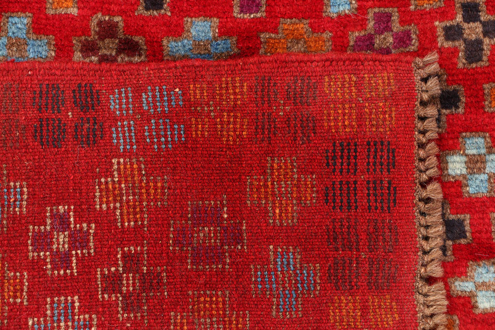 Firebrick Baluchi 3' 3 x 4' 6 - No. 55082 - ALRUG Rug Store