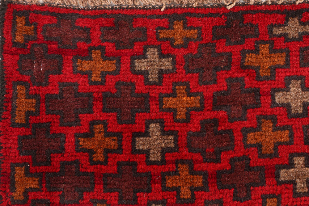 Firebrick Baluchi 3' 7 x 4' 6 - No. 55086 - ALRUG Rug Store