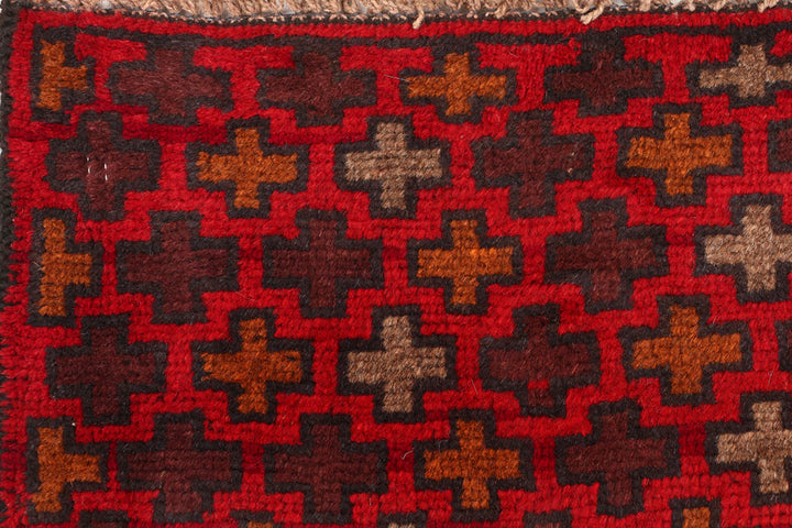 Firebrick Baluchi 3' 7 x 4' 6 - No. 55086 - ALRUG Rug Store