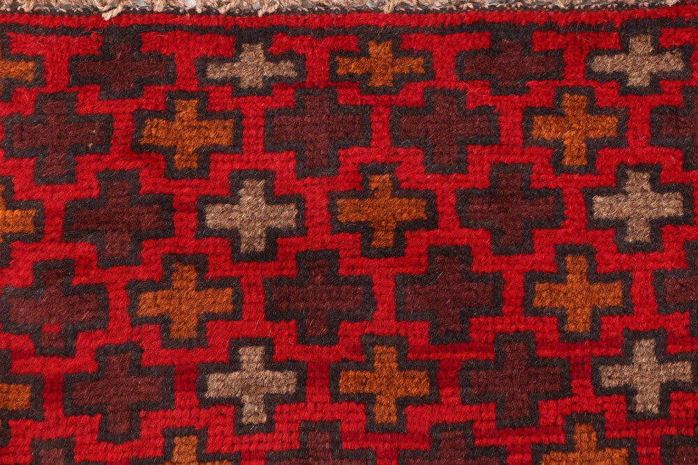 Firebrick Baluchi 3' 7 x 4' 6 - No. 55086 - ALRUG Rug Store