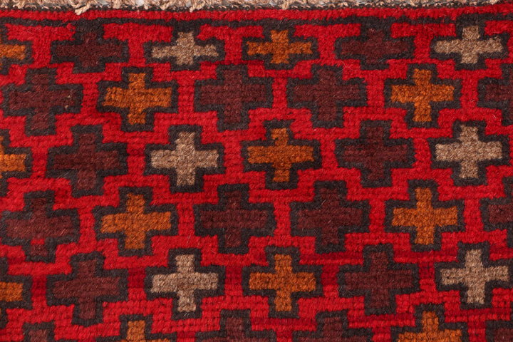 Firebrick Baluchi 3' 7 x 4' 6 - No. 55086 - ALRUG Rug Store