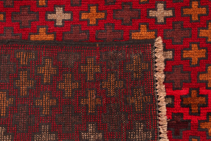 Firebrick Baluchi 3' 7 x 4' 6 - No. 55086 - ALRUG Rug Store