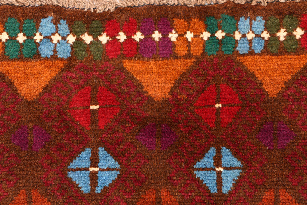 Brown Baluchi 3' 2 x 4' 3 - No. 55087 - ALRUG Rug Store