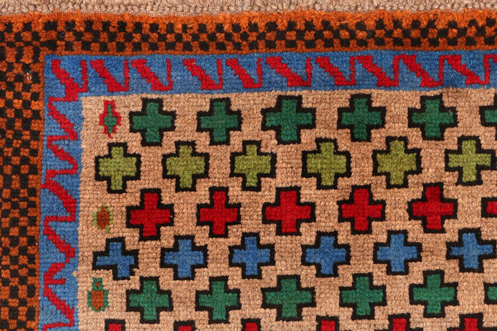 Baluchi 3' 4 x 4' 9 - No. 55090 - ALRUG Rug Store