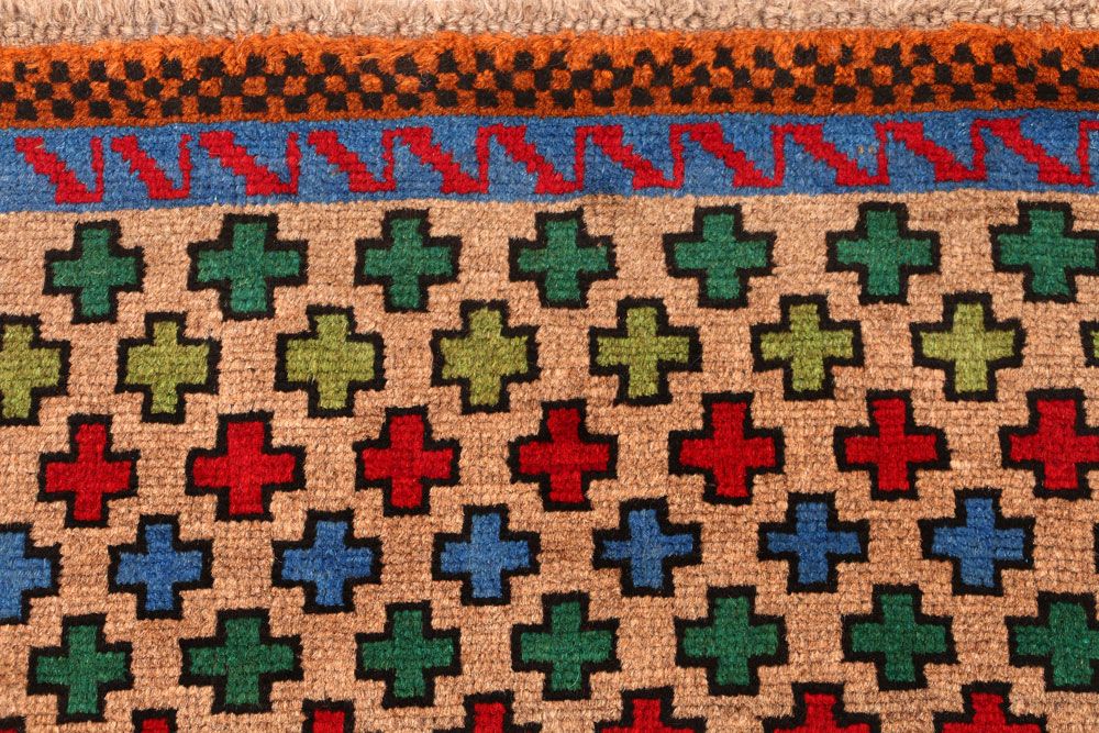 Baluchi 3' 4 x 4' 9 - No. 55090 - ALRUG Rug Store